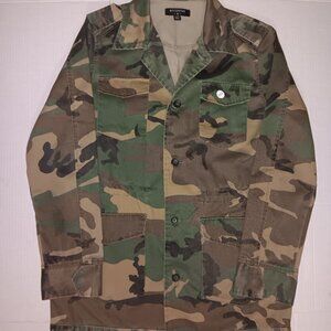 BYCORPUS CAMO MID-LENGTH UTILITY JACKET